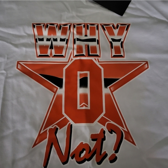 Jordan Russel Westbrook Why Not T-Shirt AV4785-100 White Orange Men NWT 112024 - Picture 4 of 7